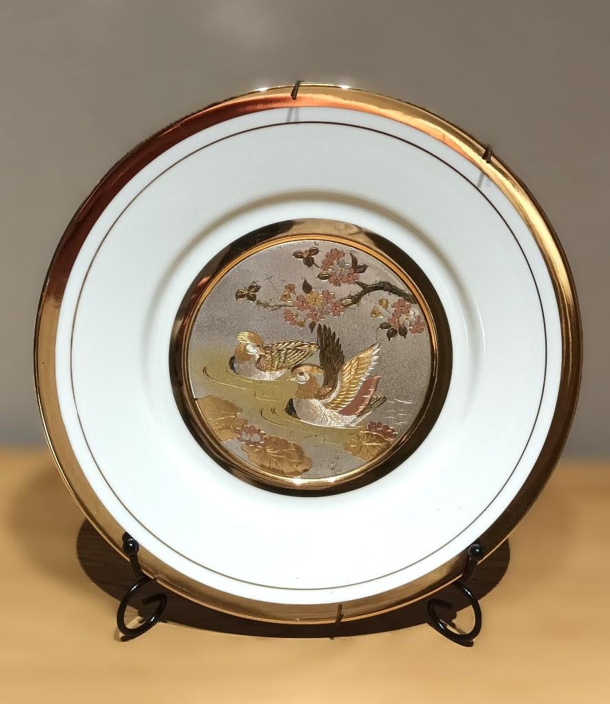 Sierbord art of chokin vintage Japanse kunst, Antiek en Kunst, Ophalen of Verzenden