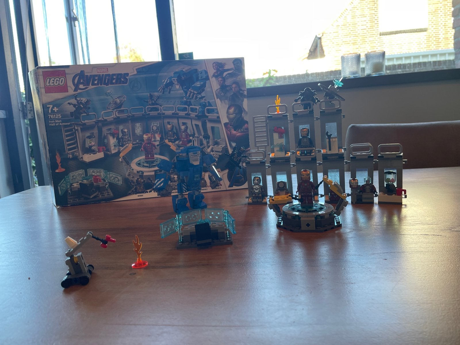 Lego Marvel Avengers 76125 Iron Man Hall of Armor, Marvel, Lego, Ophalen of Verzenden, Zo goed als nieuw