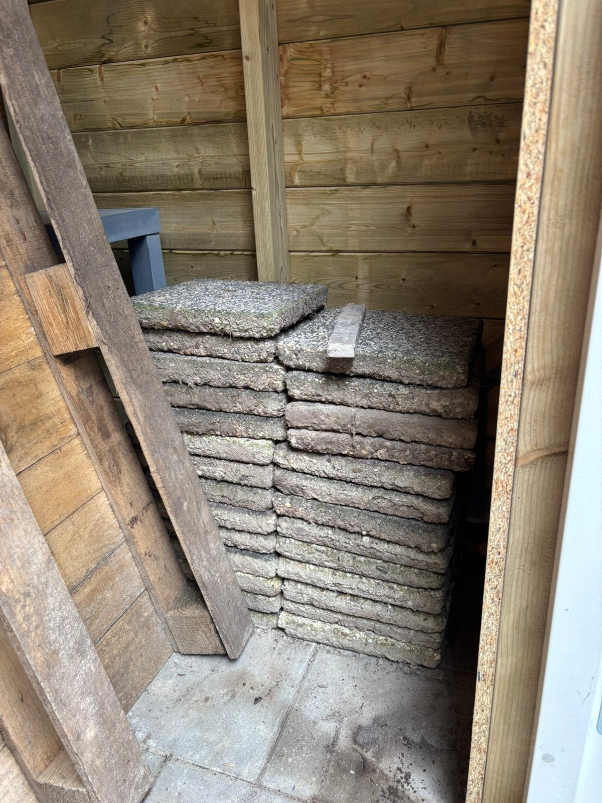 Gratis stoeptegels, Ophalen, Gebruikt, Beton, Overige typen