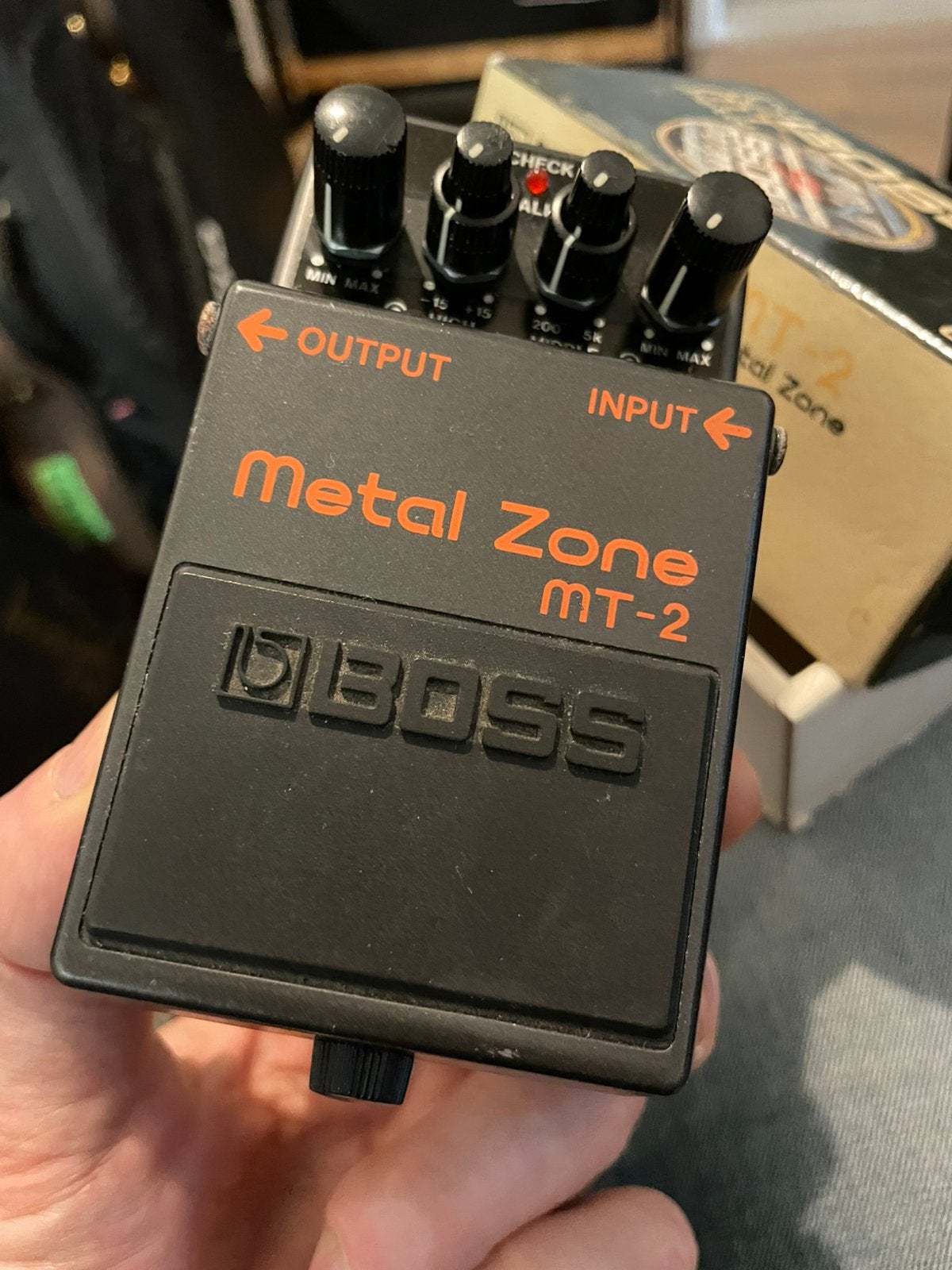 Boss Metal Zone (juli 2001) incl doosje, Ophalen of Verzenden, Zo goed als nieuw