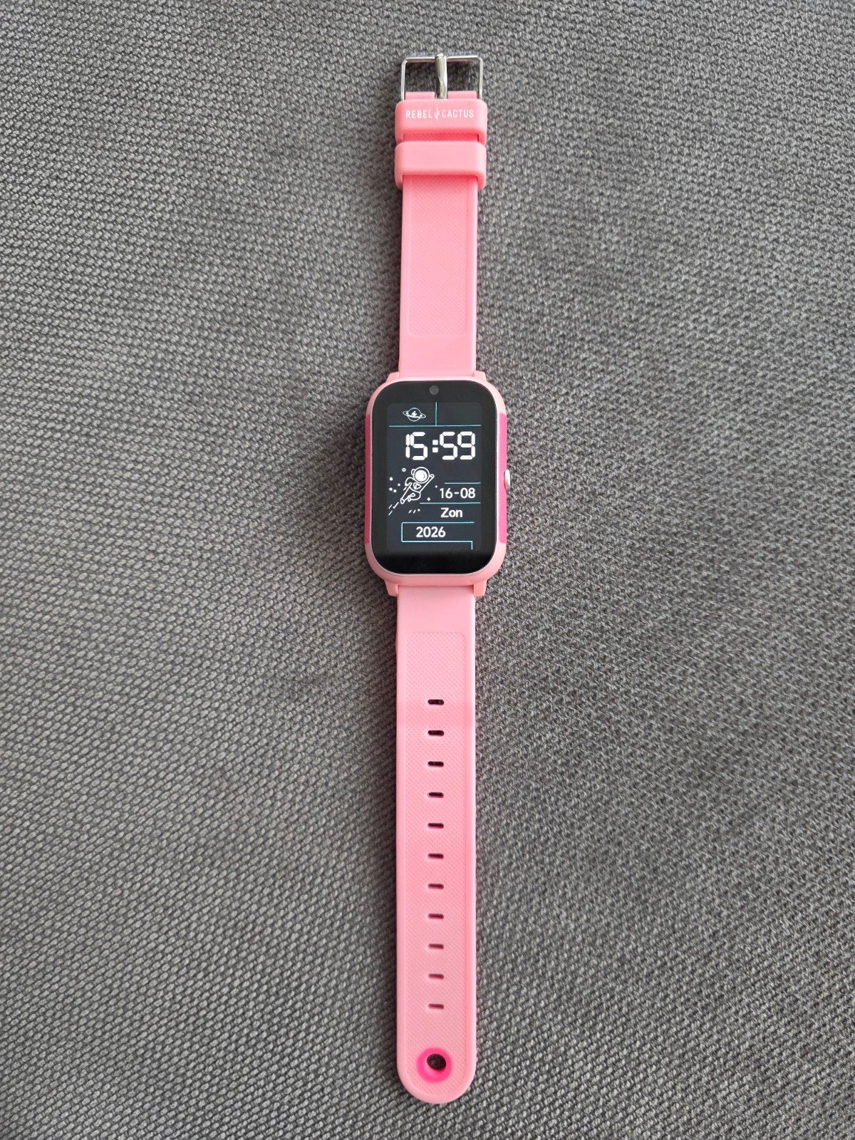 Rebel & Cactus splash gps smartwatch roze, Ophalen of Verzenden, Zo goed als nieuw, Stappen, Rebel & Cactus