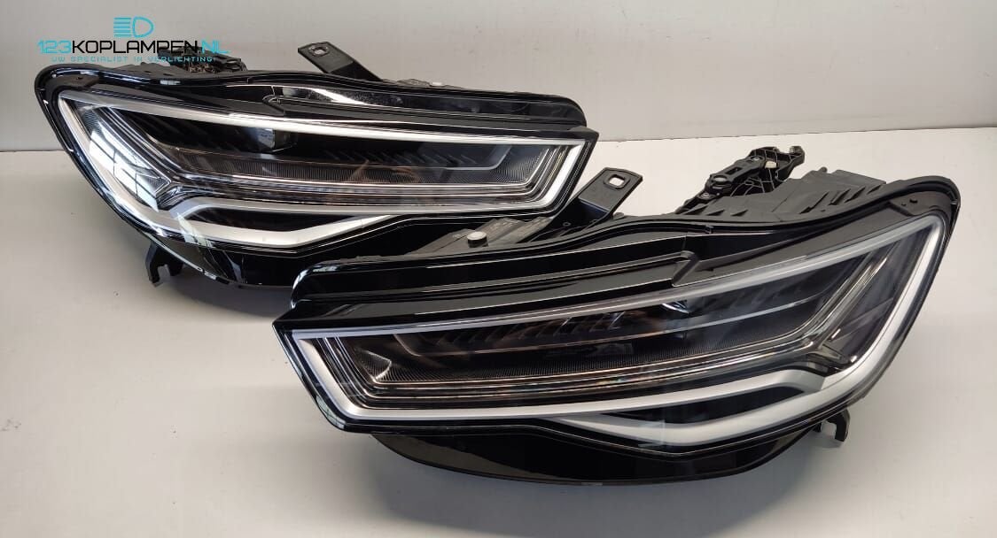 Audi A6 C7 Facelift 4G Matrix Full Led koplamp links rechts, Gebruikt, -, -, -