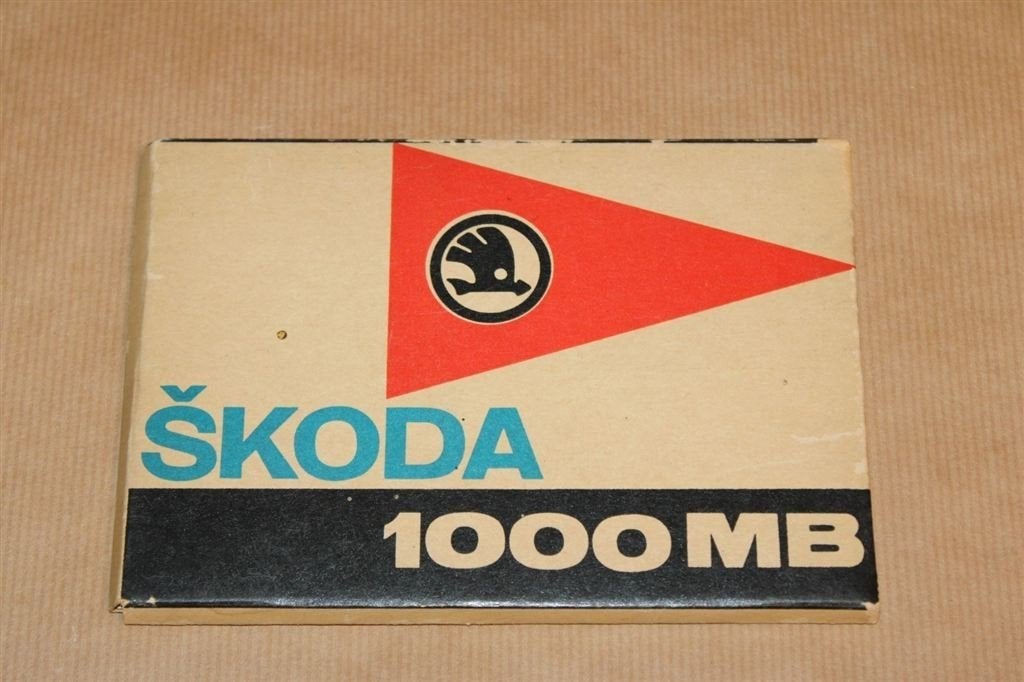 Zeldzame map met ansichten Skoda 1000MB - Ca 1965 !!, Ophalen of Verzenden, Zo goed als nieuw, Overige merken
