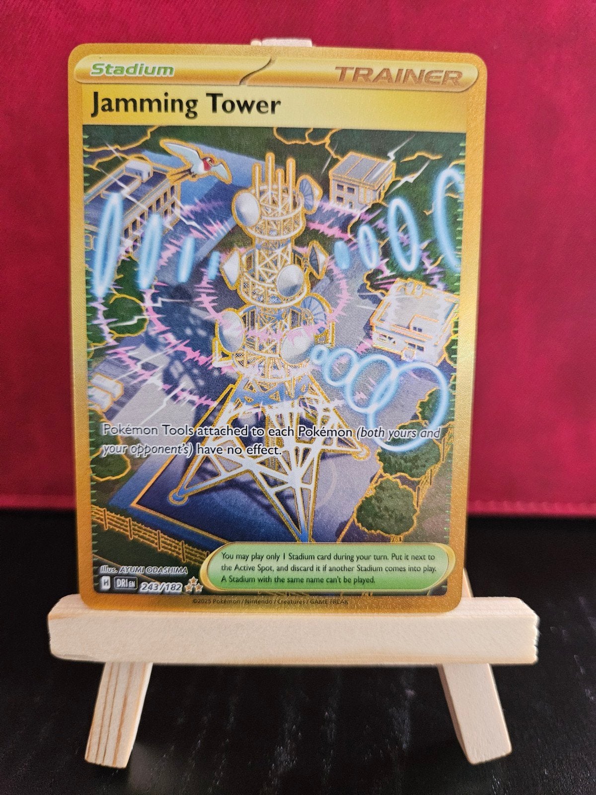 Jamming Tower #243, Ophalen of Verzenden, Zo goed als nieuw, Losse kaart, Foil