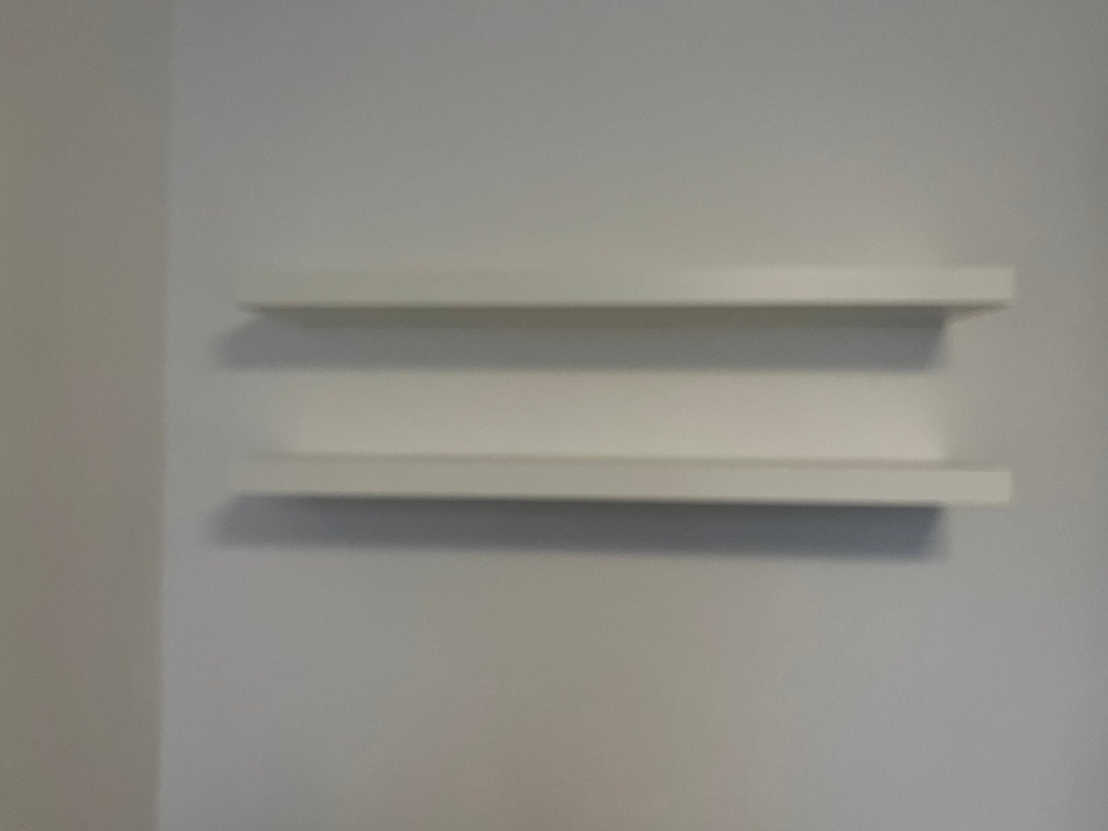 2 Ikea Lack wandplanken wit, Ophalen, Zo goed als nieuw