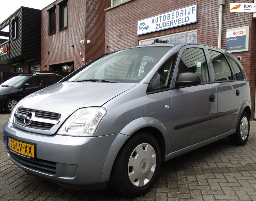 Opel Meriva 1.6 Essentia, Auto's, Opel, Stof, Gebruikt, Zwart, 4 cilinders