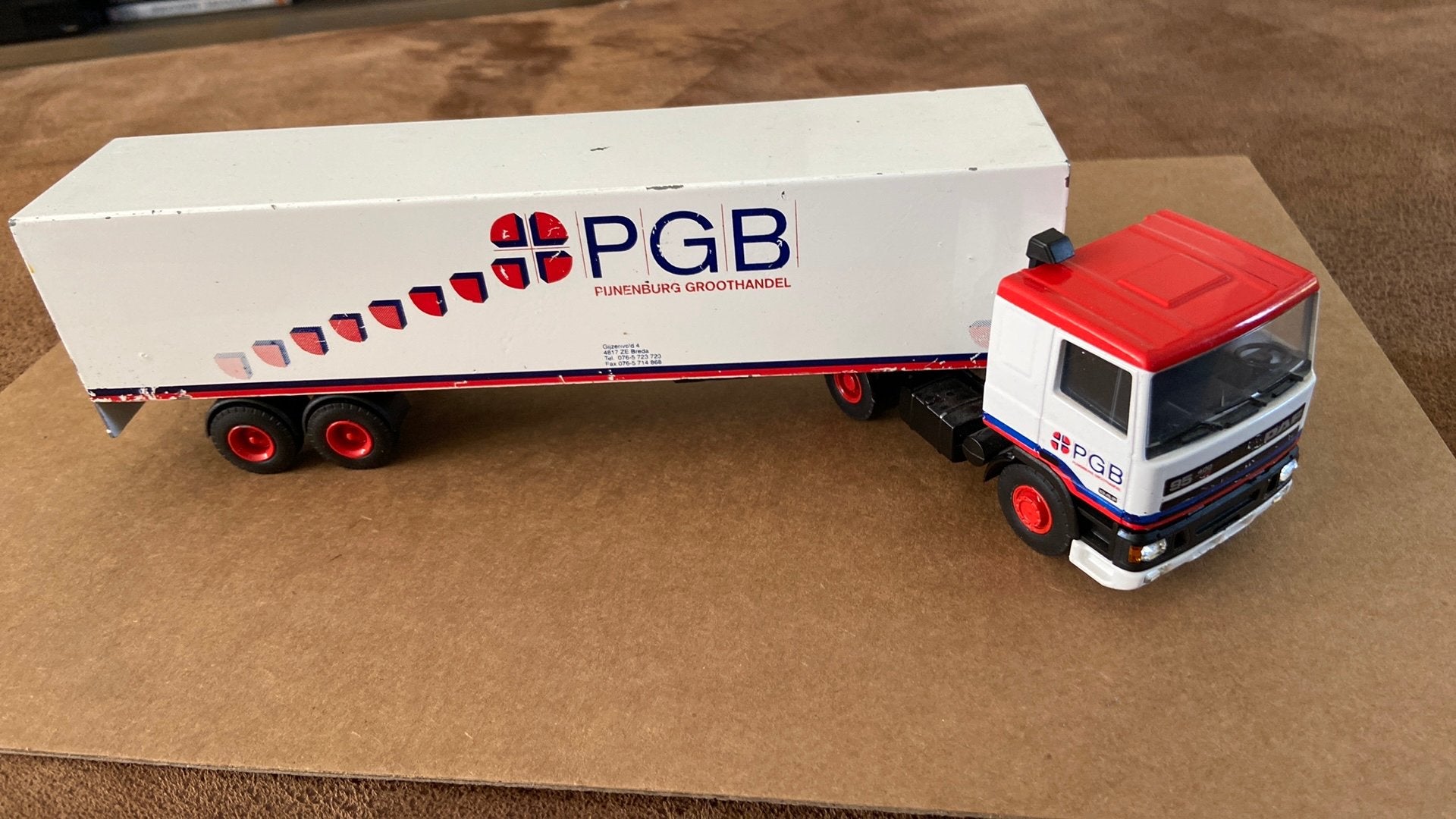 DAF 95 Pijnenburg Breda Lion toys, Ophalen of Verzenden, Gebruikt, Bus of Vrachtwagen, Lion Toys