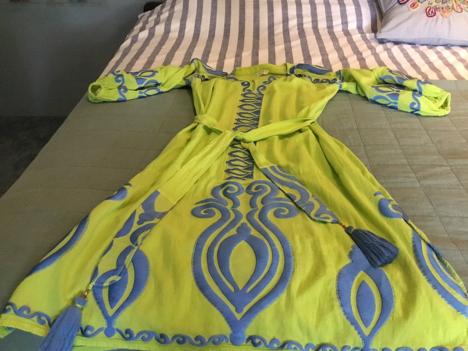Jurk/tuniek prachtig geborduurd NEMA RESORT M, Ophalen of Verzenden, Zo goed als nieuw, Maat 42/44 (L), Zwart