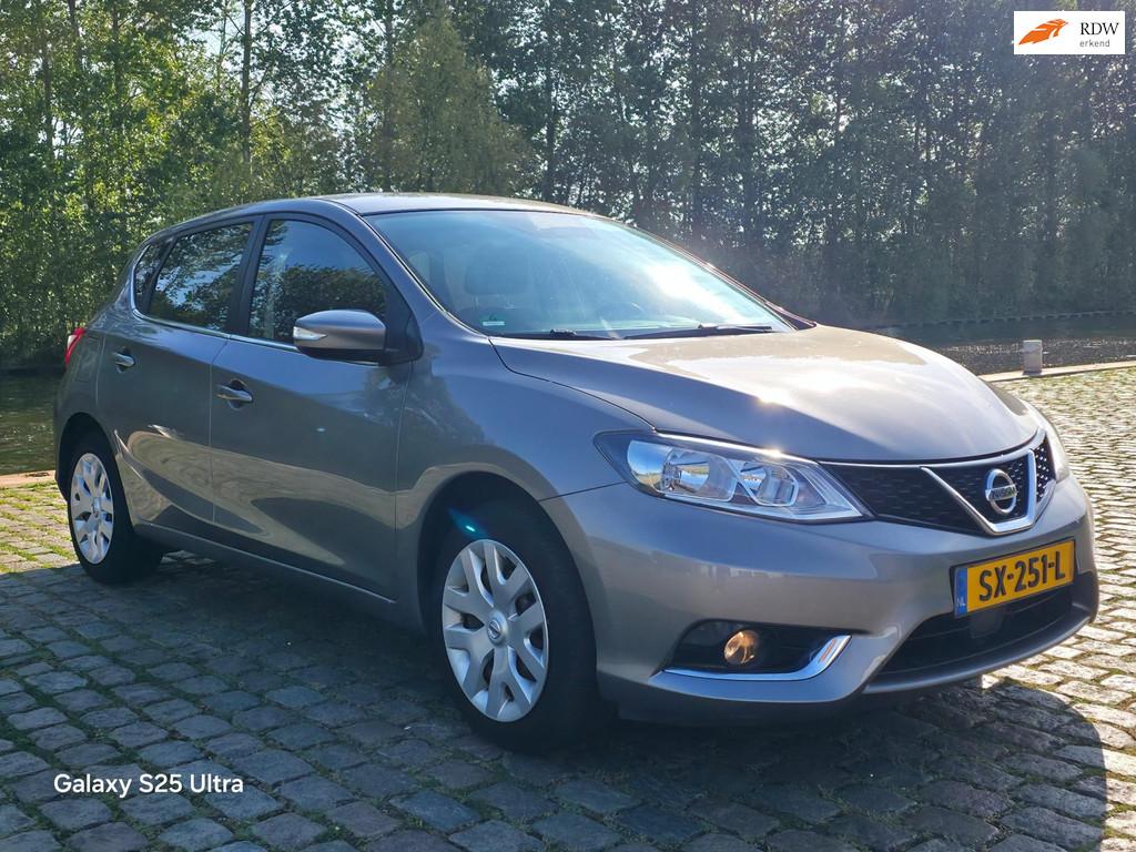 Nissan Pulsar 1.2 DIG-T Visia Airco cruis control cv op afs, Voorwielaandrijving, Gebruikt, Euro 6, 4 cilinders