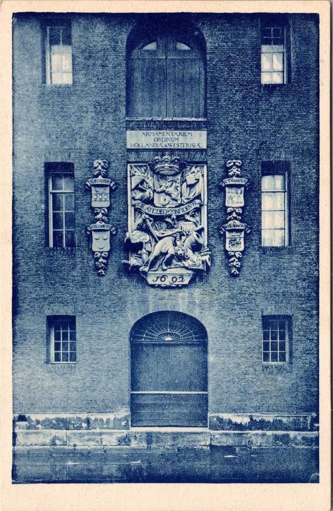 Delft - Wapenmagazijn Staten v. Holland en West-Friesland, Verzenden, 1920 tot 1940, Ongelopen, Zuid-Holland