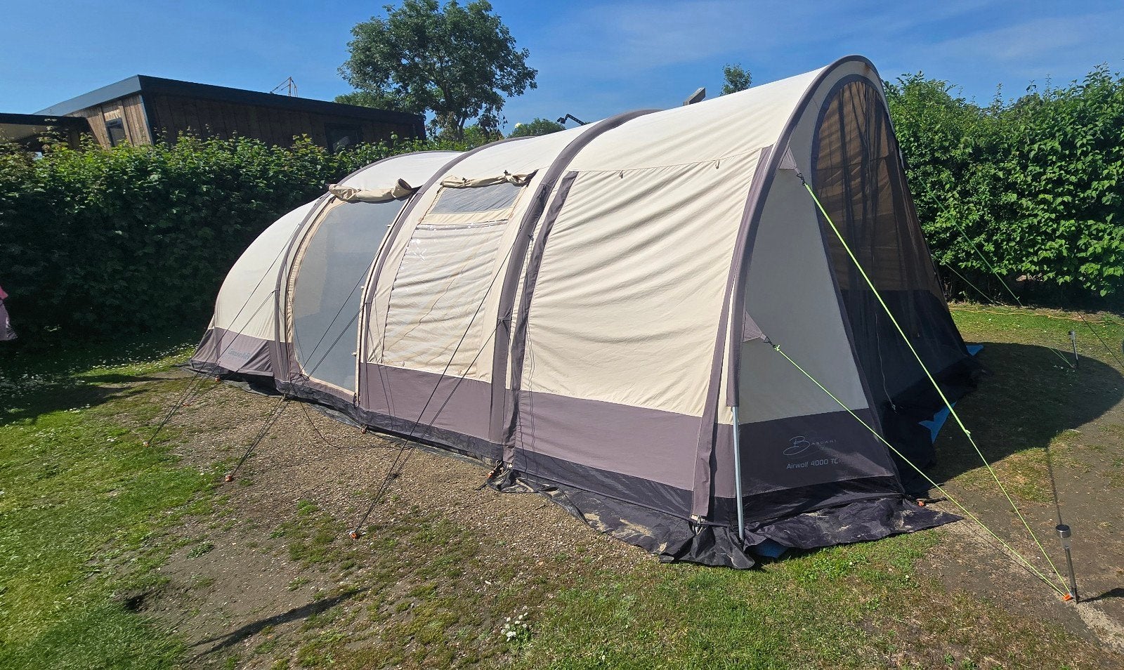 Bardani Airwolf 4000 TC + Alpenkreuzer bagagewagen, Caravans en Kamperen, Ophalen, Gebruikt, Tot en met 5