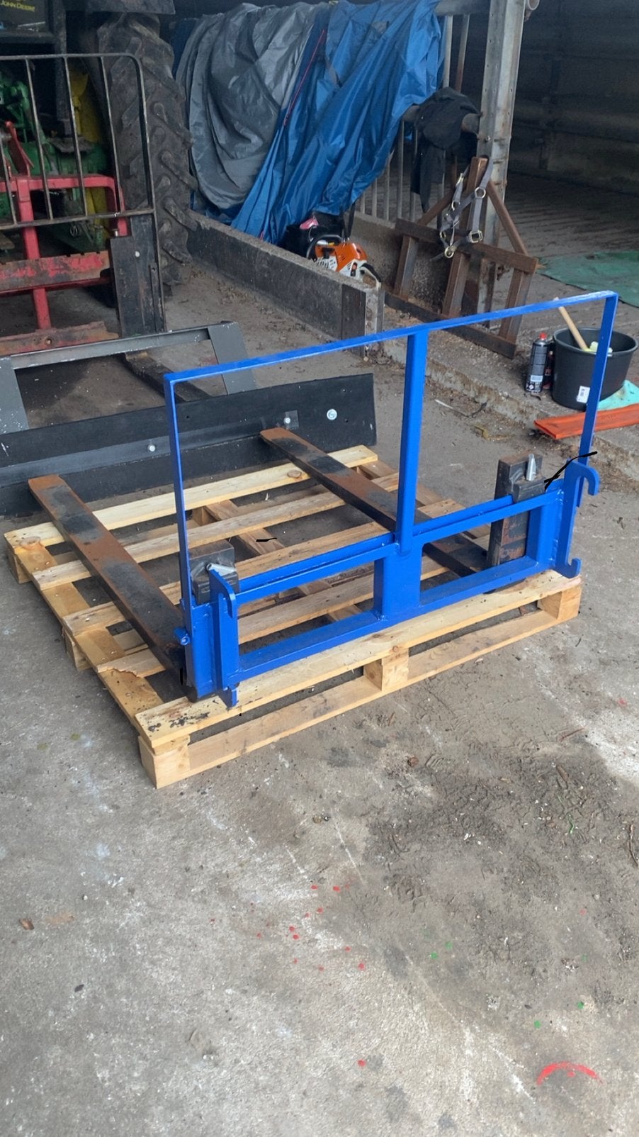 solis palletvorken zitmaaier hefmast, Ophalen of Verzenden, Weidebouw
