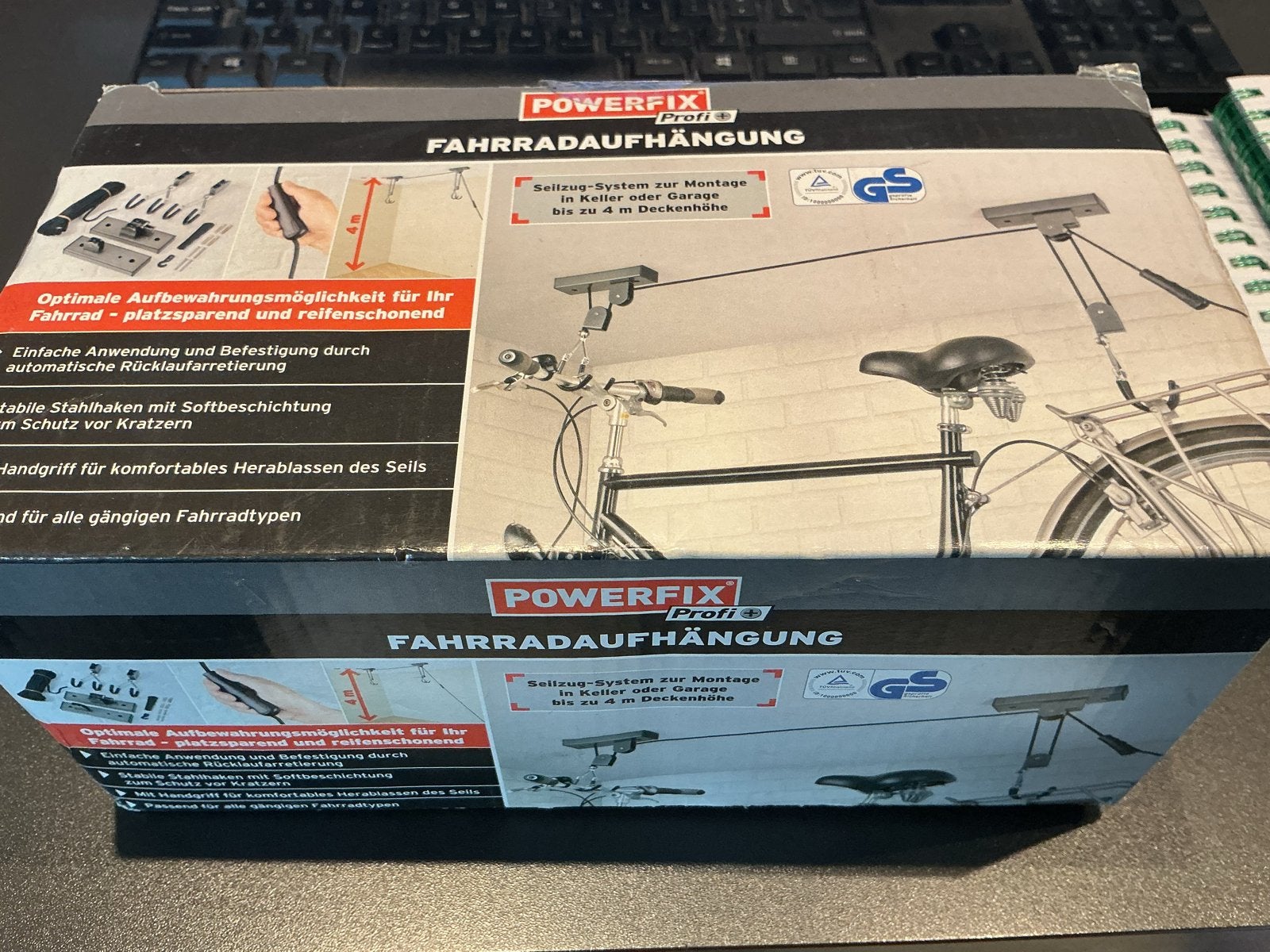 Powerfix Profi Fietsophangsysteem - Nieuw in doos, Ophalen of Verzenden, Nieuw