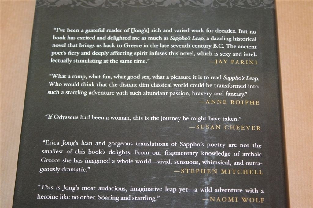 Saphos Leap — Erica Jong, Roman Antiek Griekenland 2003, Boeken, Ophalen of Verzenden, Gelezen, Europa overig
