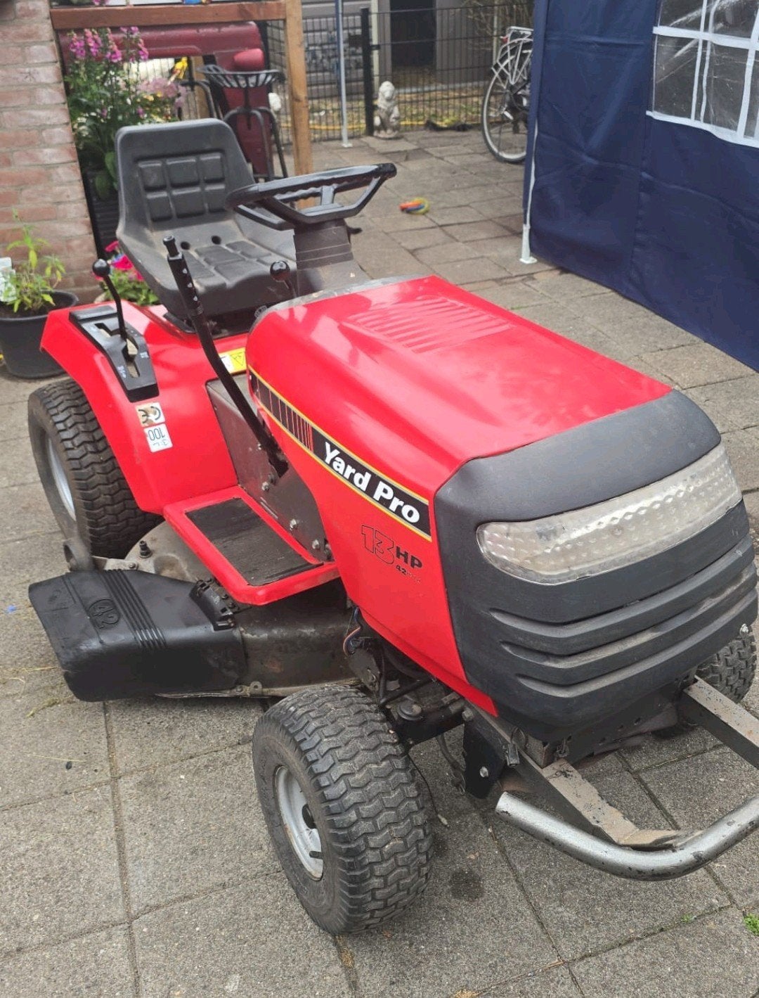 Yard Pro Zitmaaier, Tuin en Terras, Zitmaaiers, Ophalen, Gebruikt, Yard Pro, 90 tot 120 cm