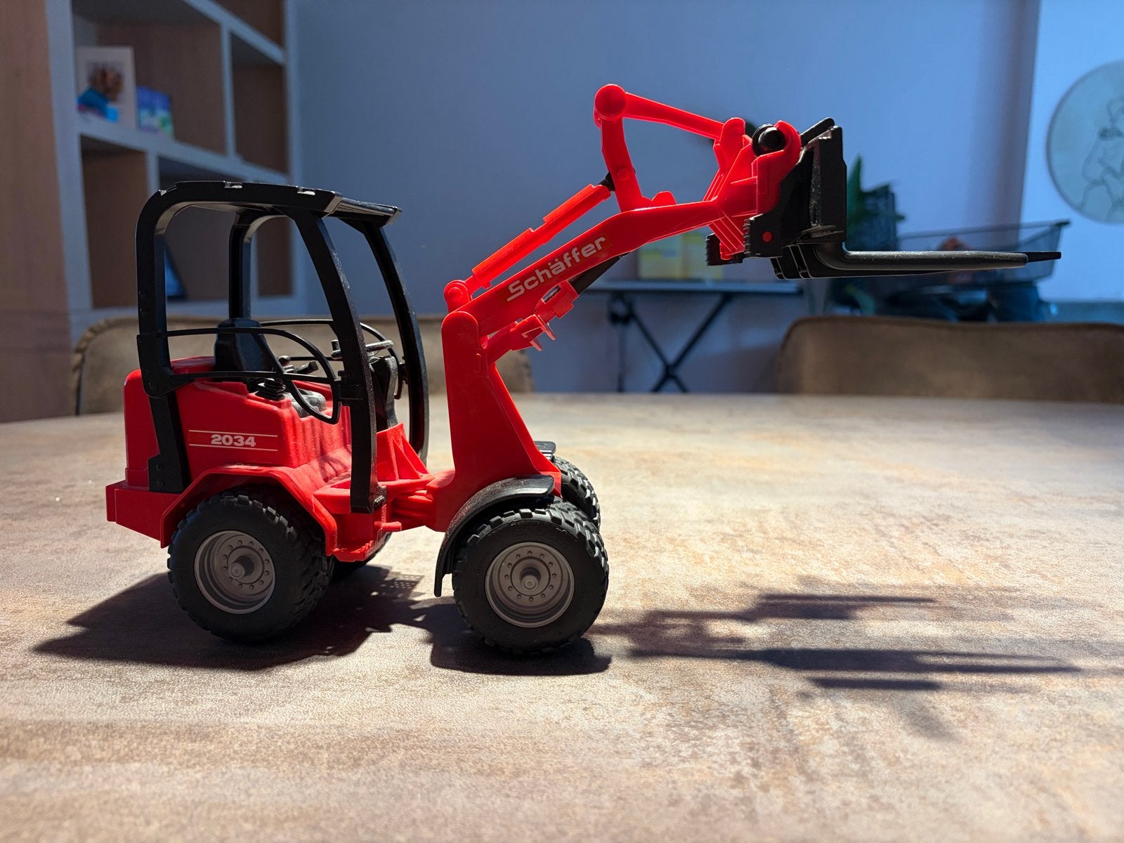 Bruder Schäffer 2034 Heftruck Speelgoed, Ophalen, Zo goed als nieuw