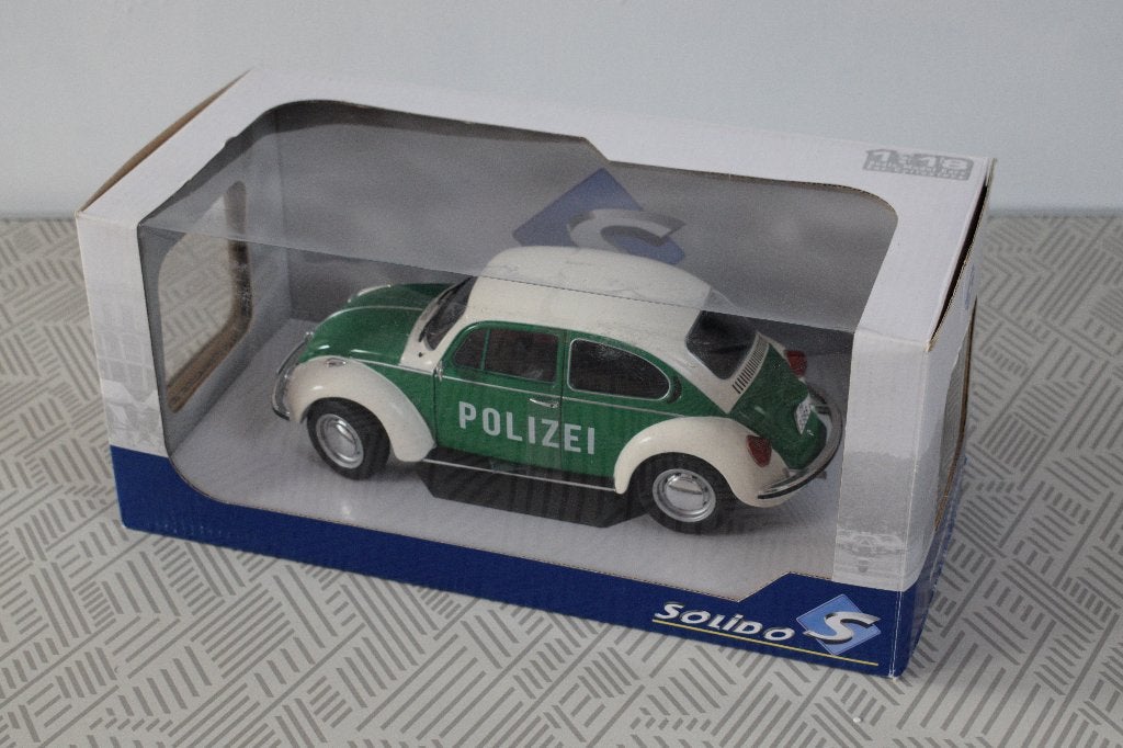 Miniatuur 1:18 nieuwe solido vw beetle polizei, Ophalen of Verzenden, Nieuw, Solido