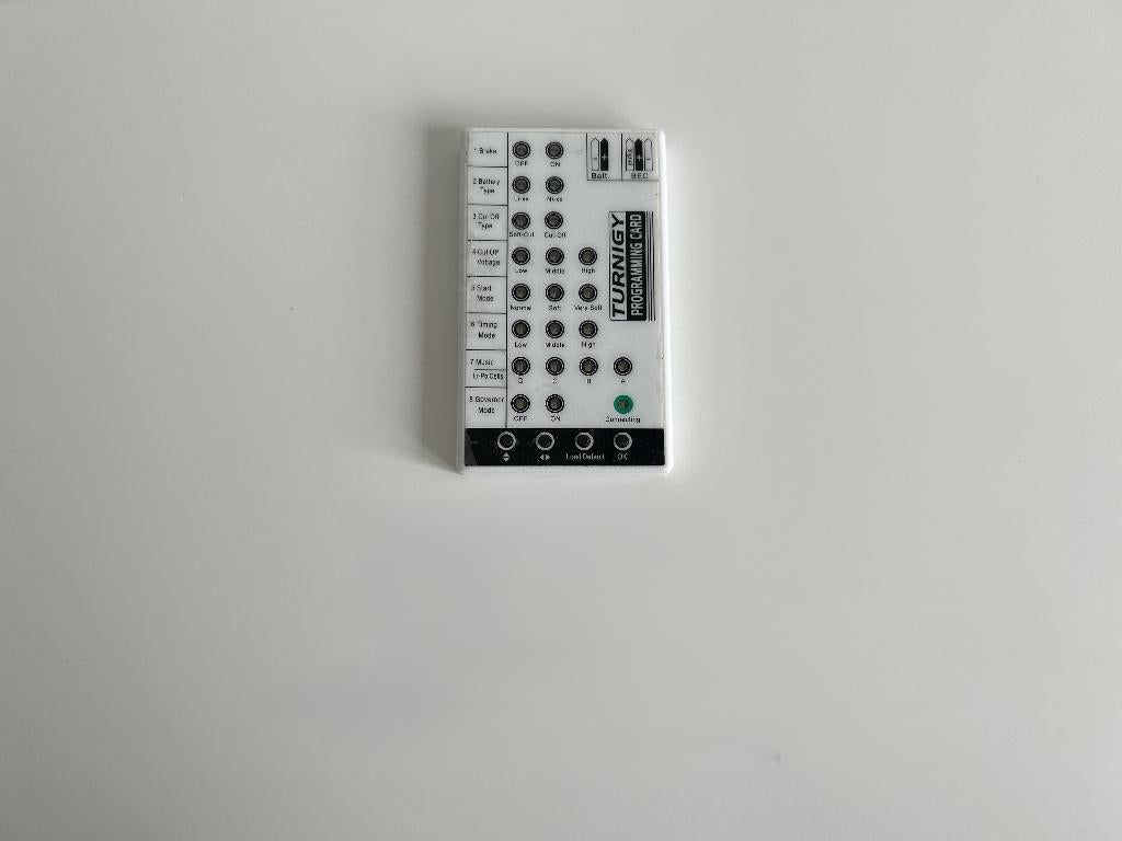 Turnigy Program card rc modelbouw, Ophalen of Verzenden, Overige schalen, Onderdeel
