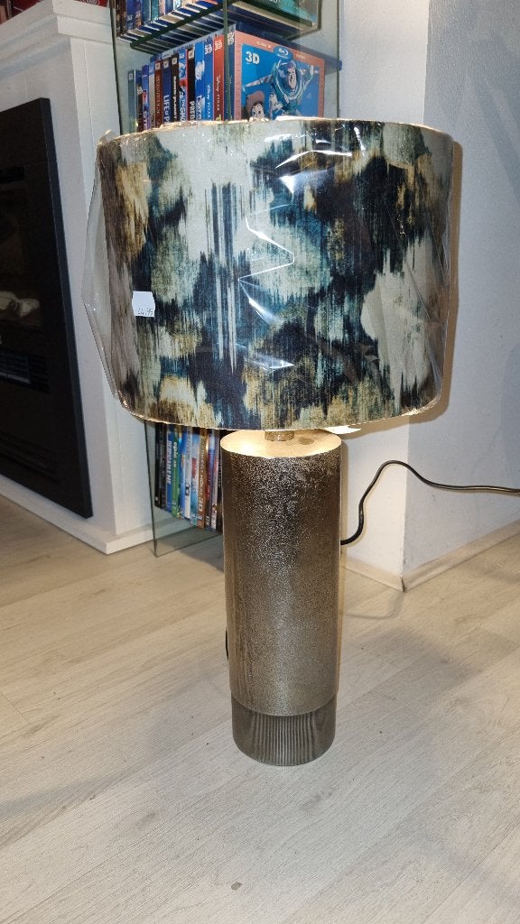 Light & Living Zilver/Brons Kleurig Tafel Lamp! NIEUW!, Ophalen of Verzenden, Nieuw, Minder dan 100 cm