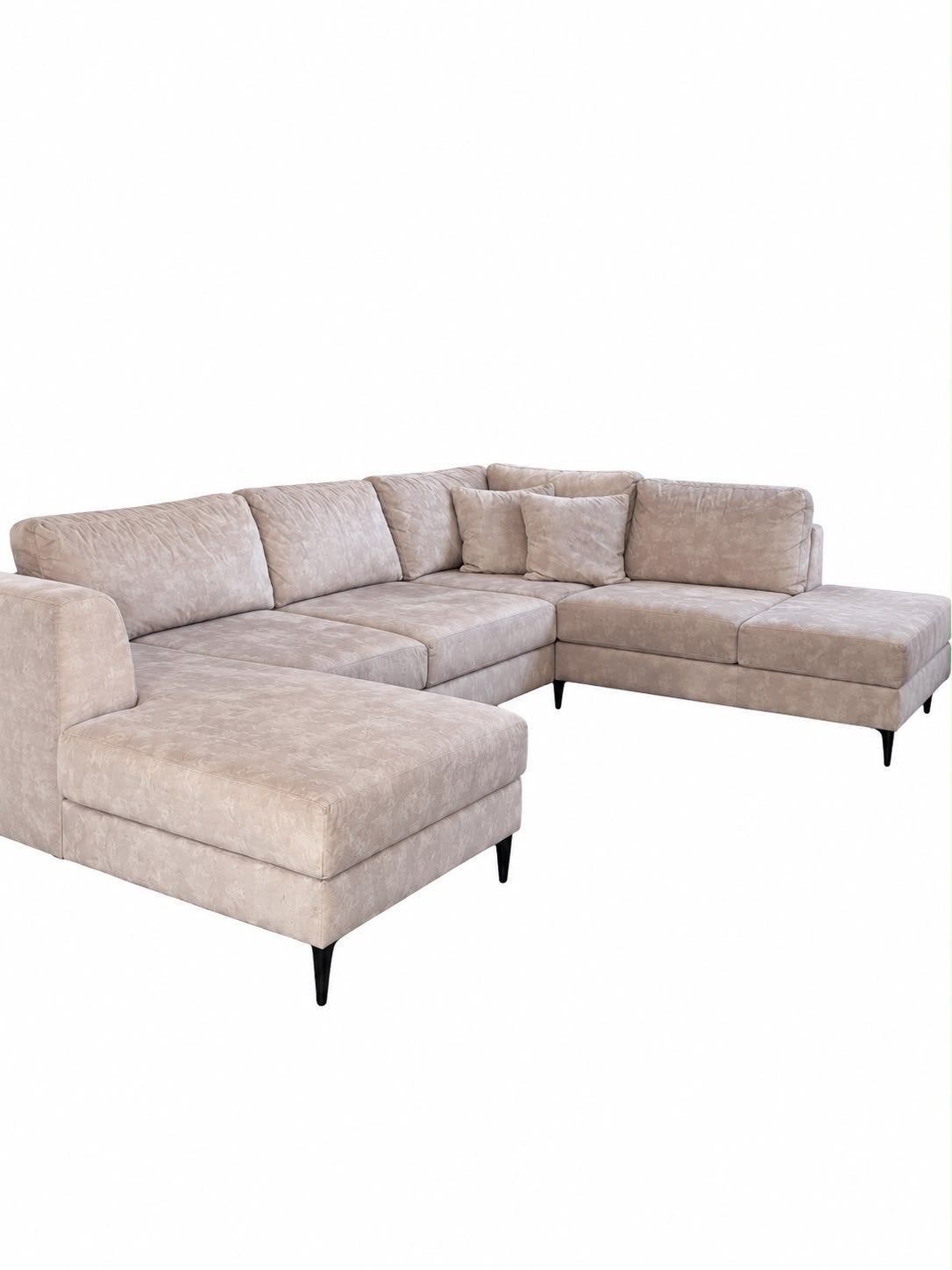 Luxe Hoekbank met Chaiselongue - Zo goed als nieuw, Huis en Inrichting, Ophalen, 100 tot 125 cm, Hoekbank, 300 cm of meer