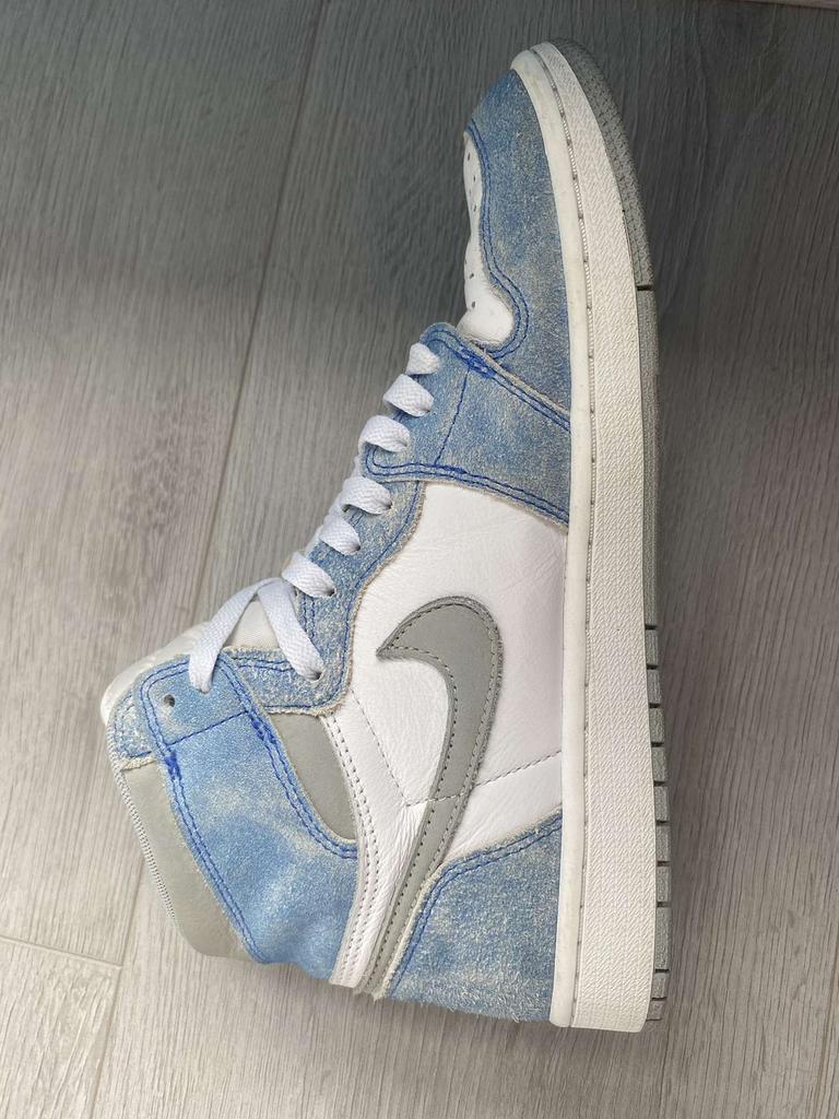 Jordan 1 high hyper royal maat 42, Kleding | Heren, Schoenen, Ophalen, Zo goed als nieuw, Blauw