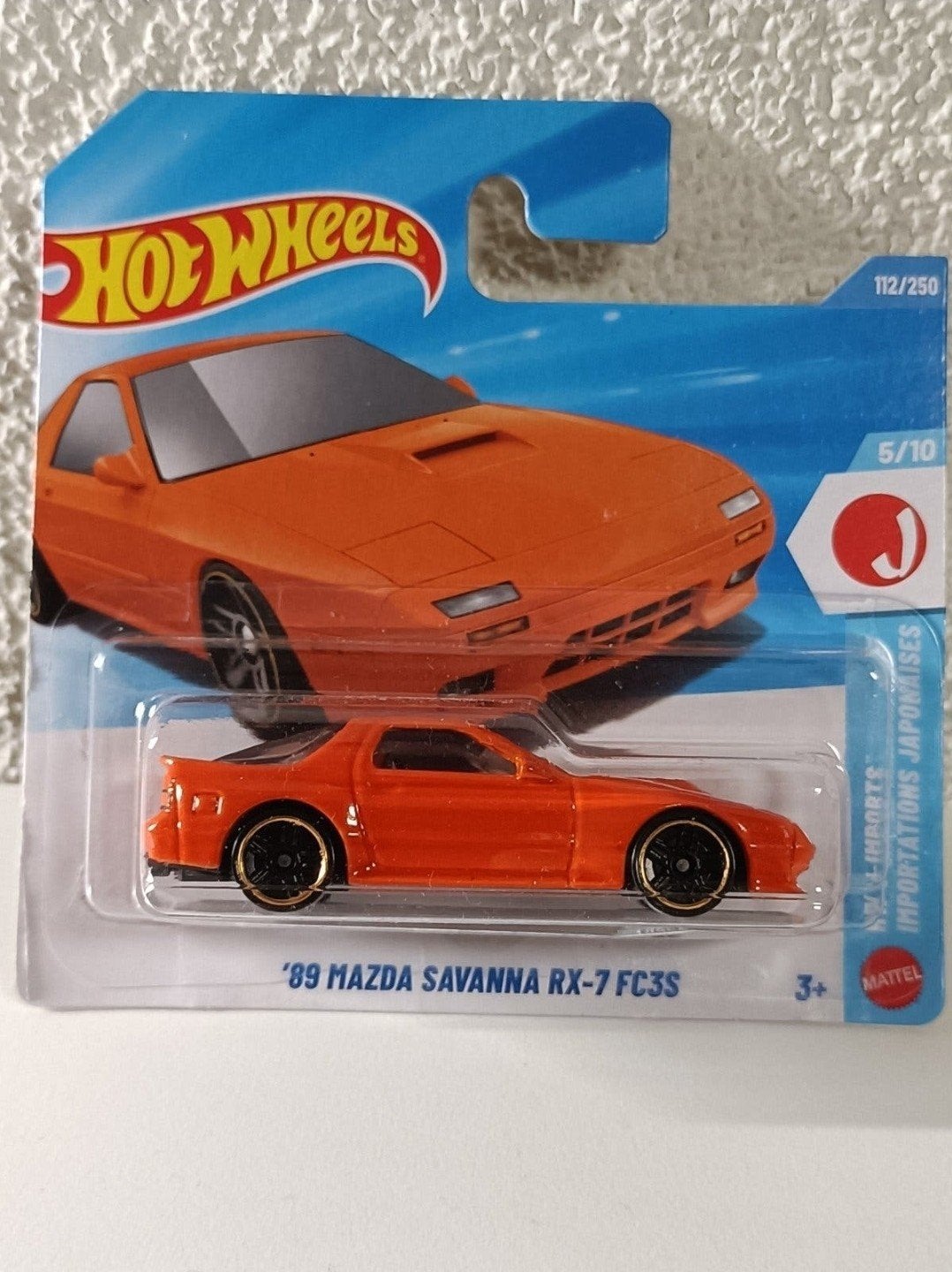 Hot Wheels '89 Mazda Savanna RX-7 FC3S - Oranje, Ophalen of Verzenden, Nieuw, Auto