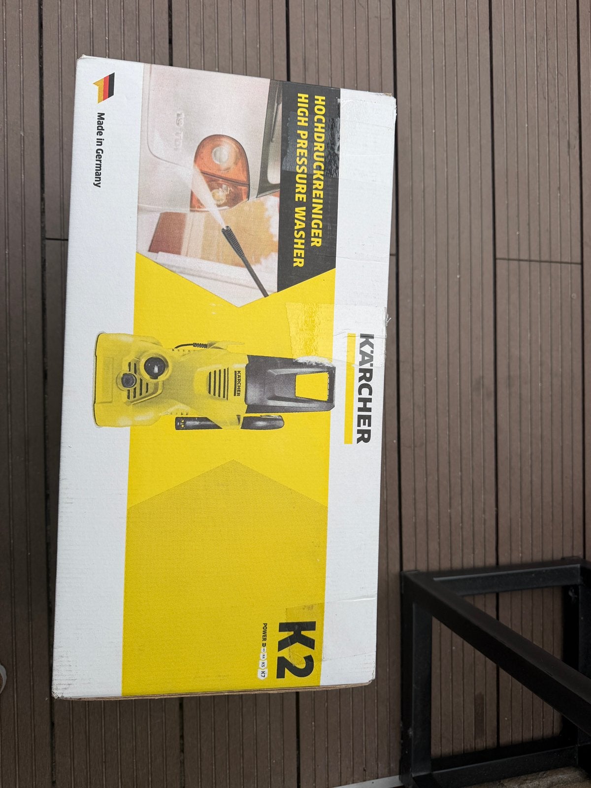 Kärcher K2 Hogedrukreiniger – Nieuw, nooit gebruikt, Tuin en Terras, Hogedrukreinigers, Ophalen of Verzenden, Nieuw, Elektrisch