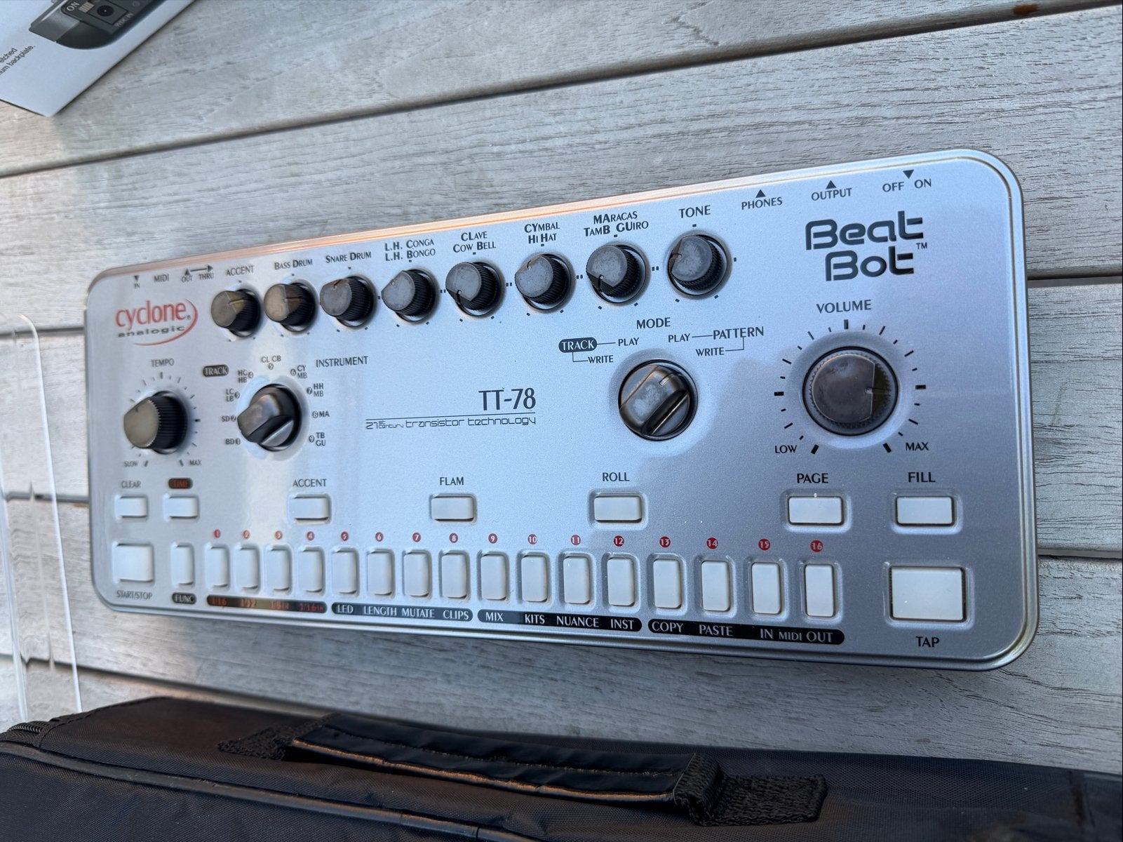 Cyclone Analogic Beat Bot TT-78 Drum Machine, Muziek en Instrumenten, Ophalen of Verzenden, Zo goed als nieuw, Overige merken