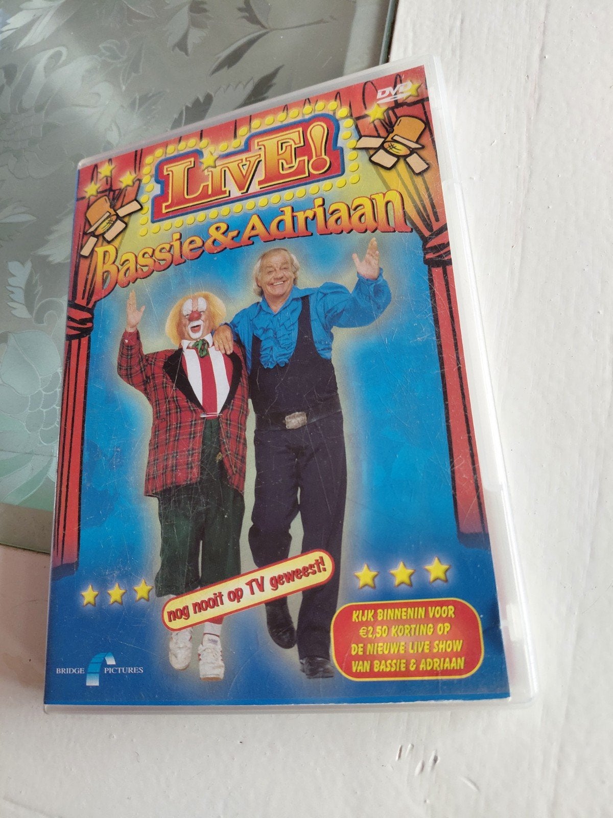 Bassie en Adriaan LIVE dvd. #2., Show, Gebruikt, Alle leeftijden, Ophalen of Verzenden