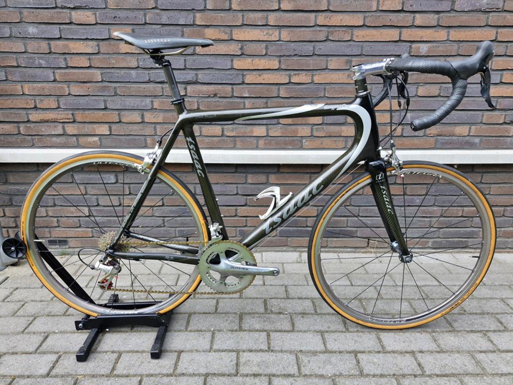 Isaac Impulse carbon racefiets XL Shimano Dura Ace, Fietsen en Brommers, Fietsen | Racefietsen, Gebruikt, Heren, Overige merken