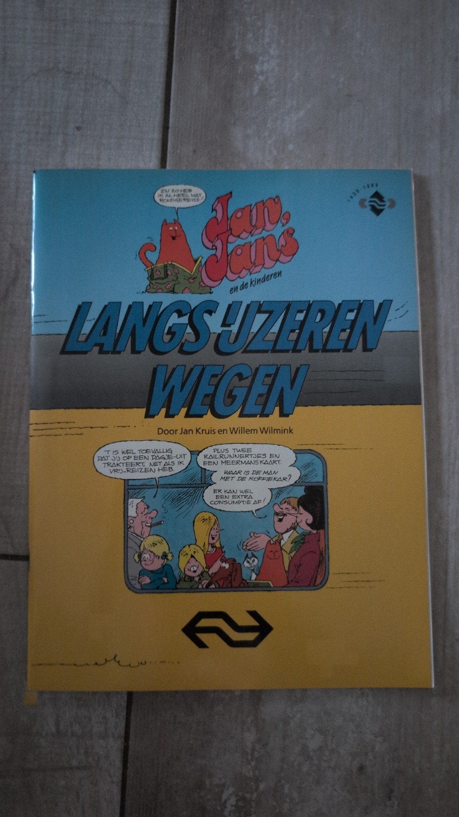 Jan, Jans en de Kinderen: Langs IJzeren Wegen, Eén stripboek, Ophalen of Verzenden, Gelezen, Jan Kruis en Willem Wilmink