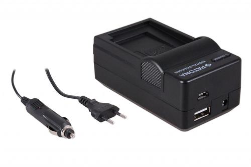 4in1 Charger Canon mini X PowerShot G7X incl. car adapter, Verzenden, Nieuw