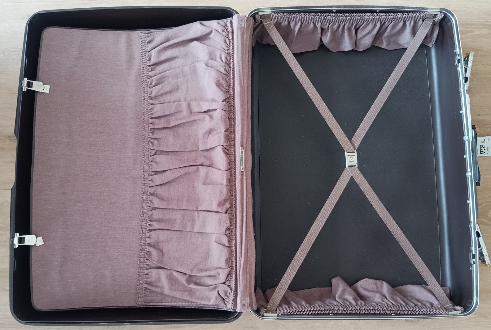 Samsonite Koffer - Bruin, Gebruikt, Ophalen, Gebruikt, Hard kunststof, 45 tot 55 cm