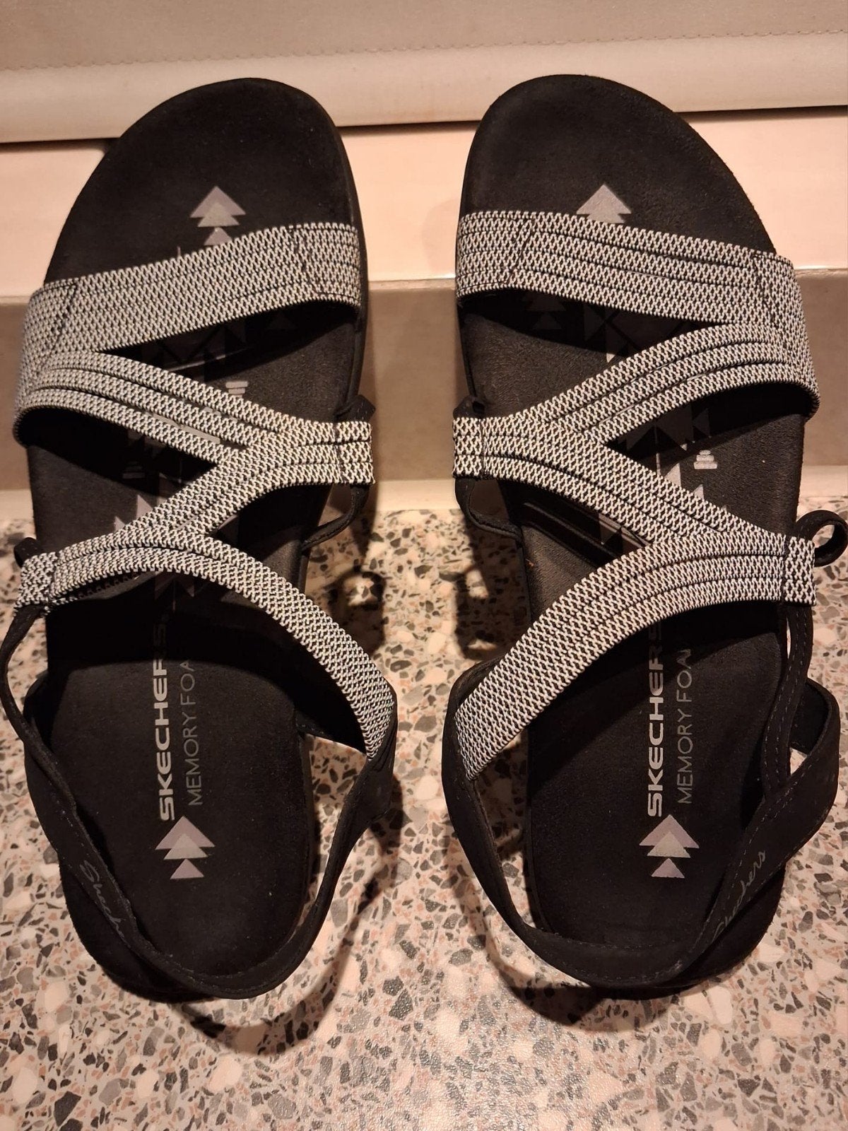 goede skechers sandalen mt 38, Ophalen, Zo goed als nieuw, Sandalen of Muiltjes