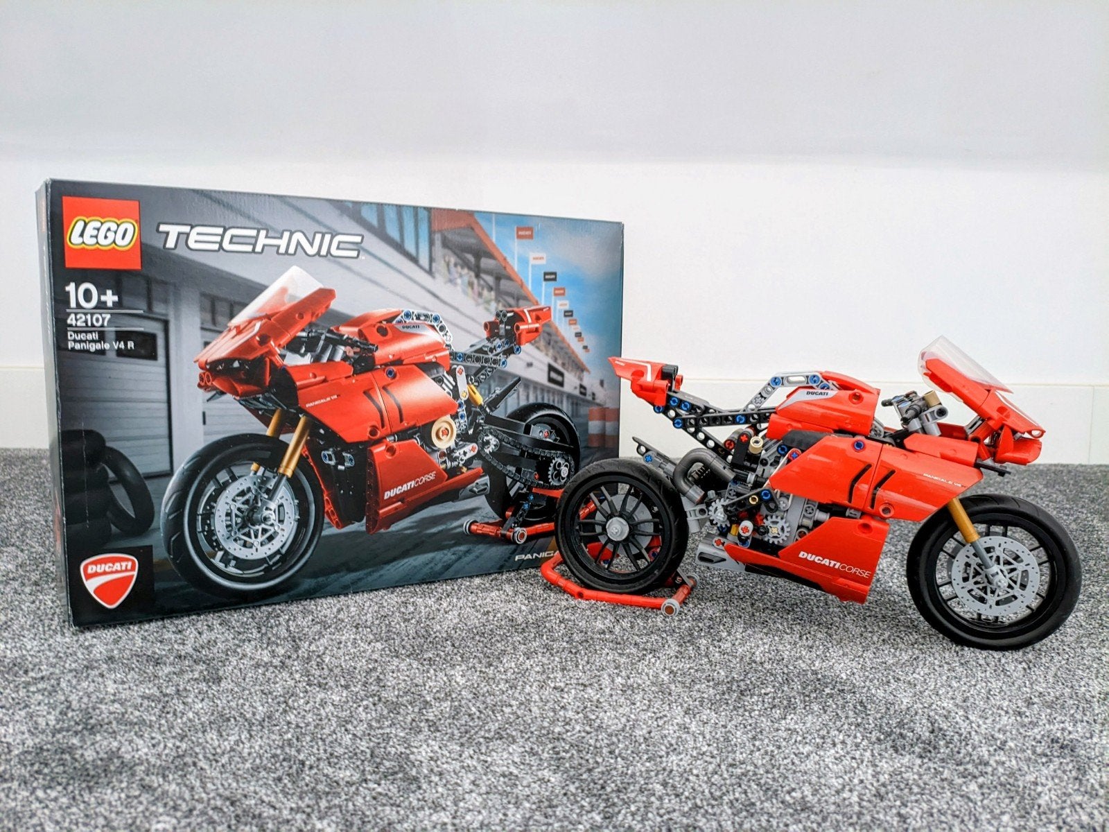LEGO Technic Ducati Panigale V4 R - 42107, Ophalen, Zo goed als nieuw