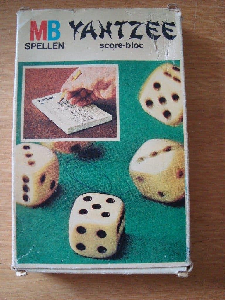 Yahtzee boekje, Ophalen of Verzenden, Zo goed als nieuw