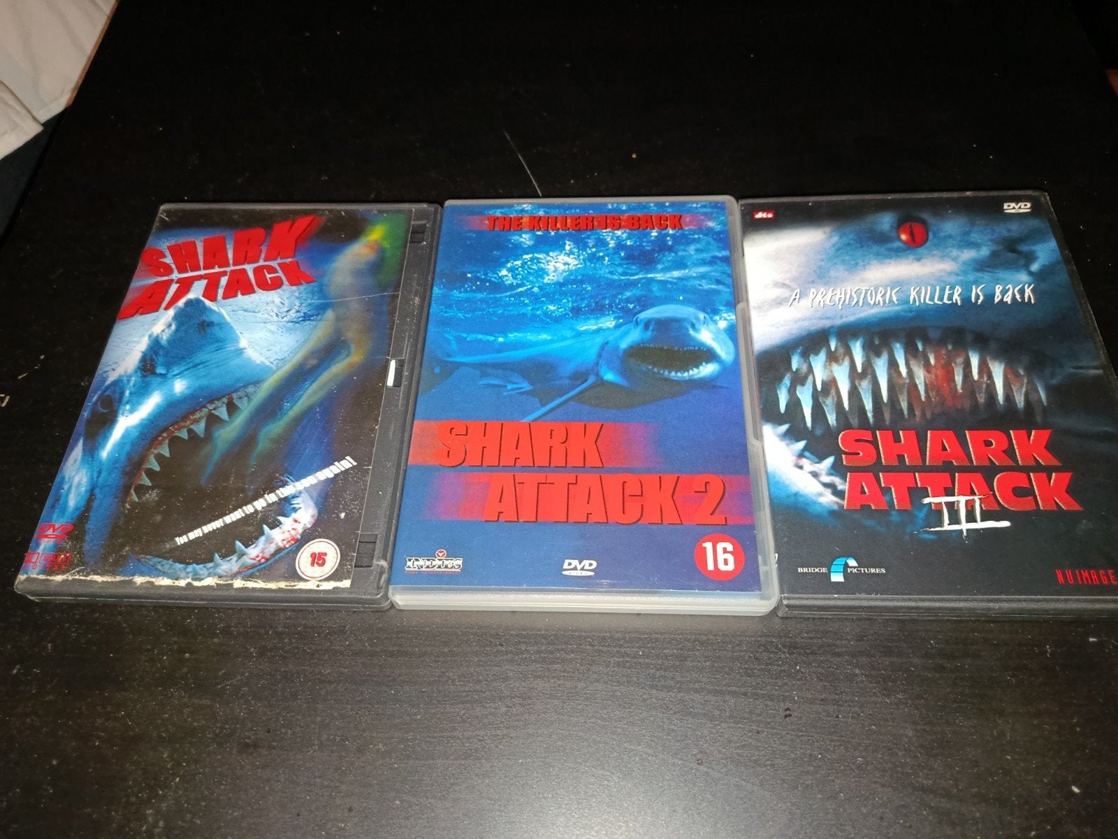 Shark Attack Trilogy DVD, Vanaf 16 jaar, Nederlands, Monsters, Ophalen of Verzenden