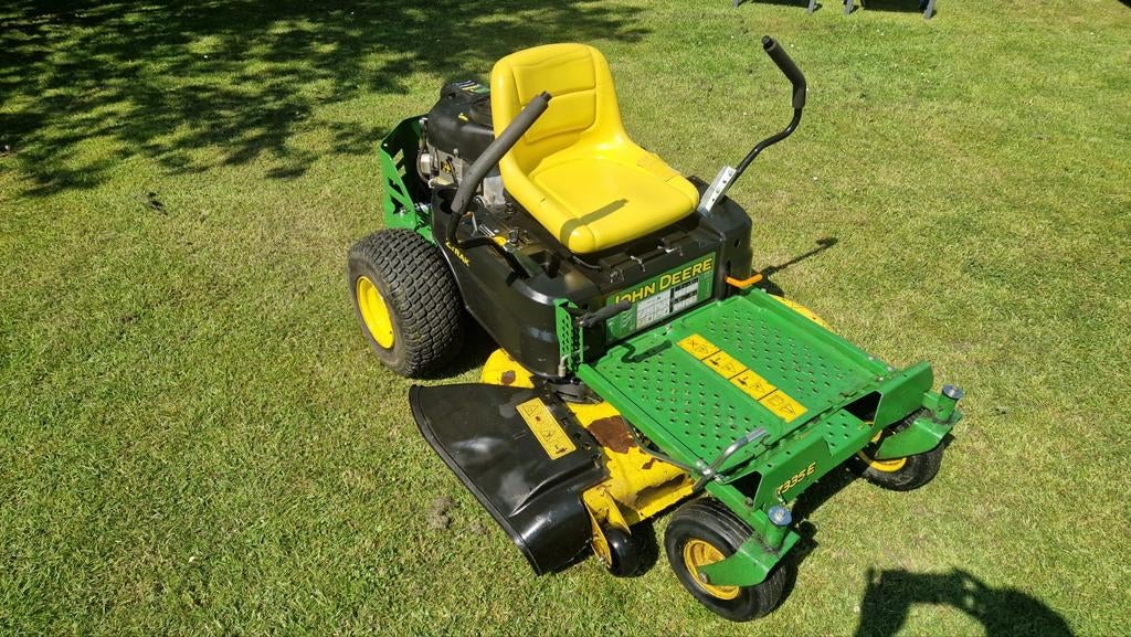 John deere Z335E zeroturn., Tuin en Terras, John Deere, Cirkelmaaier, Gebruikt, Elektrische starter