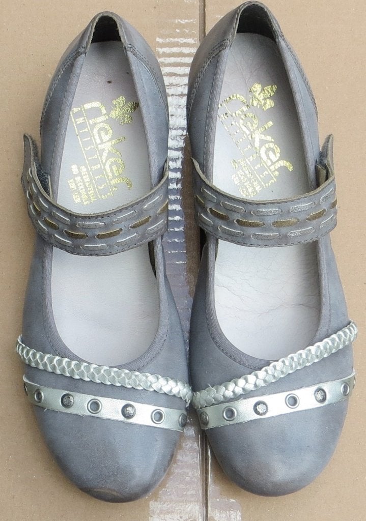 Rieker dames schoenen maat 38 leer zgan, Kleding | Dames, Schoenen, Schoenen met lage hakken, Overige kleuren, Ophalen of Verzenden