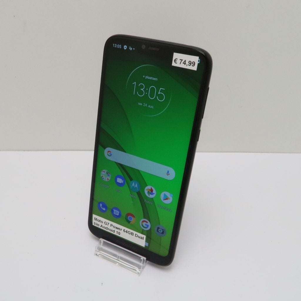 Motorola Moto G7 Power 64GB Dual Black | in Prima Staat, Motorola, Zo goed als nieuw, Support@motorola.com, 222 W. Merchandise Mart Plaza
Suite 1800
Chicago, IL 60654
United States