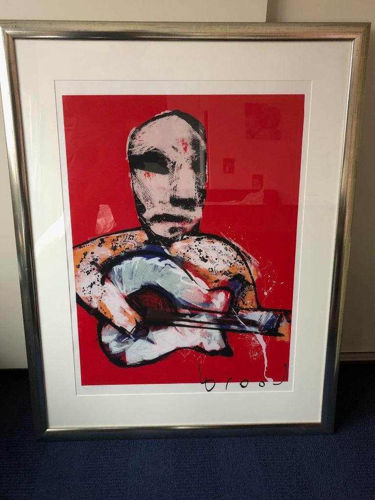 Herman Brood –  “Flamenco”  Zeefdruk, Gelimiteerde oplage, Ophalen