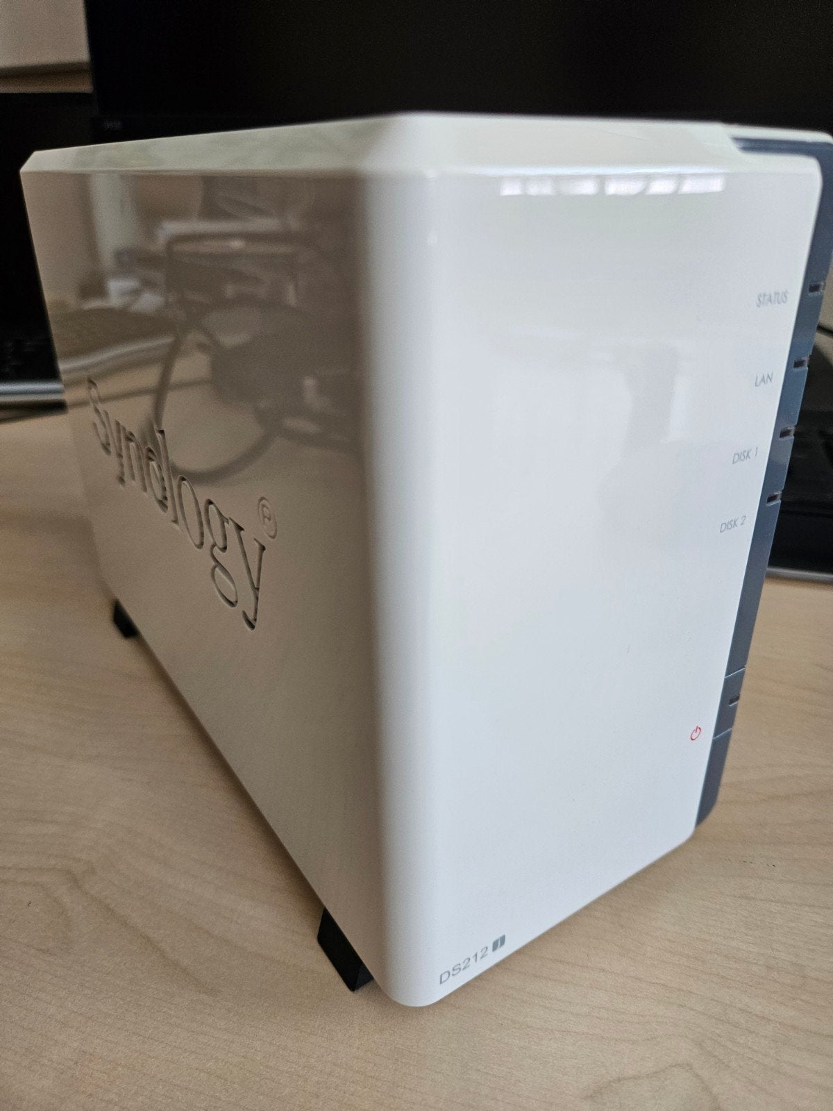 Synology DS212j NAS met 2x 250GB HDD's, Gebruikt, 2x 250GB, Server, HDD