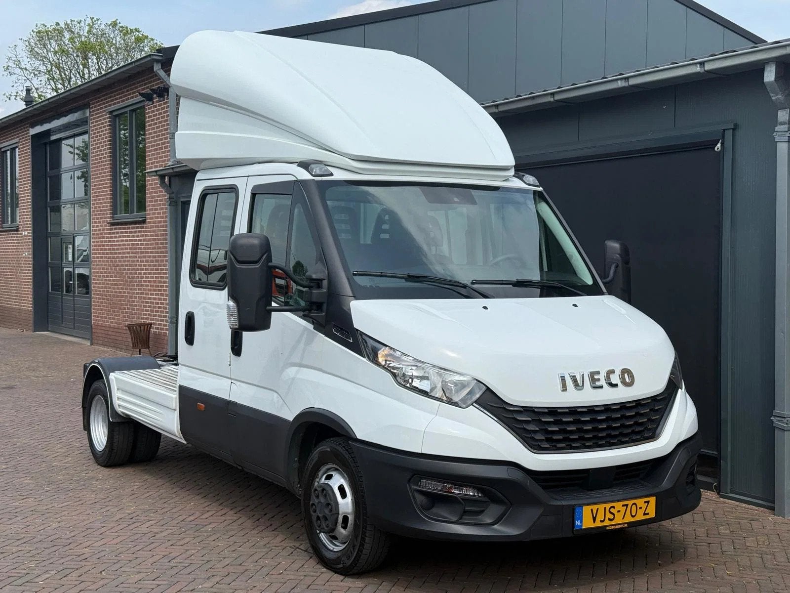 Iveco Daily 40C16 Hi Matic Be trekker 8 Ton Dubbel Cabine CV, Auto's, Automaat, Achterwielaandrijving, Gebruikt, Euro 6