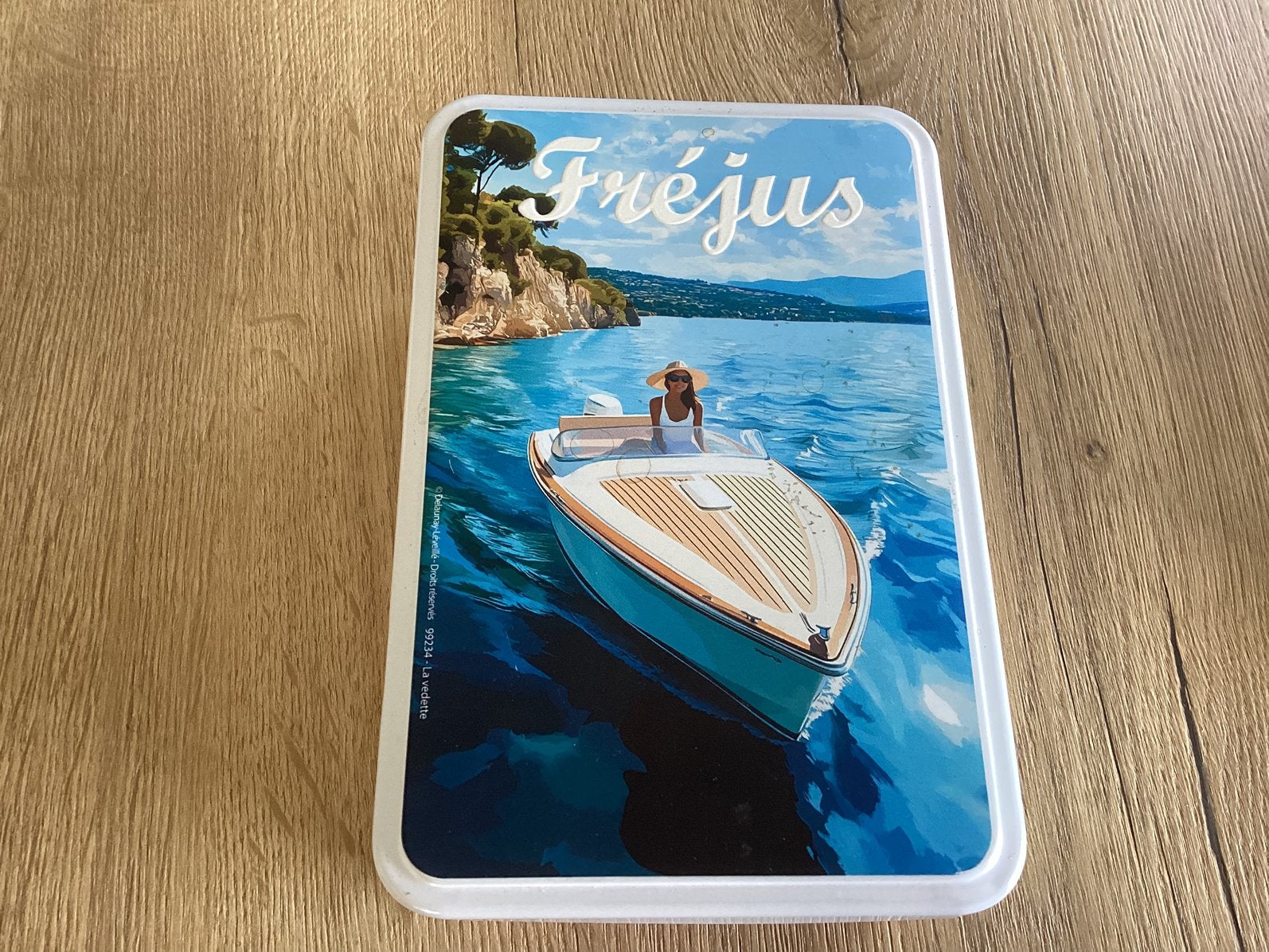 Blikje Fréjus. 19-13-7 cm, Ophalen, Gebruikt, Koek(jes)