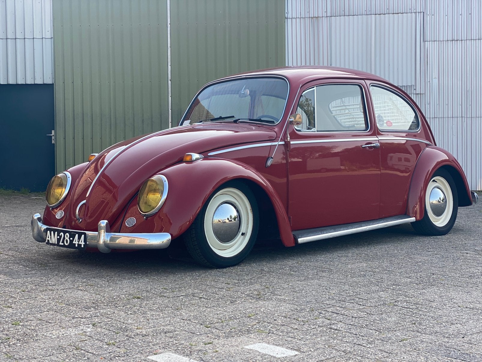 Volkswagen Kever 1966 ✅, 4 cilinders, Bedrijf, 1300 cc, Rood