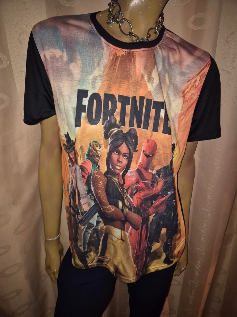 Fortnite T-shirt maat M  nieuw, Maat 48/50 (M), Zwart, Nieuw, Ophalen of Verzenden