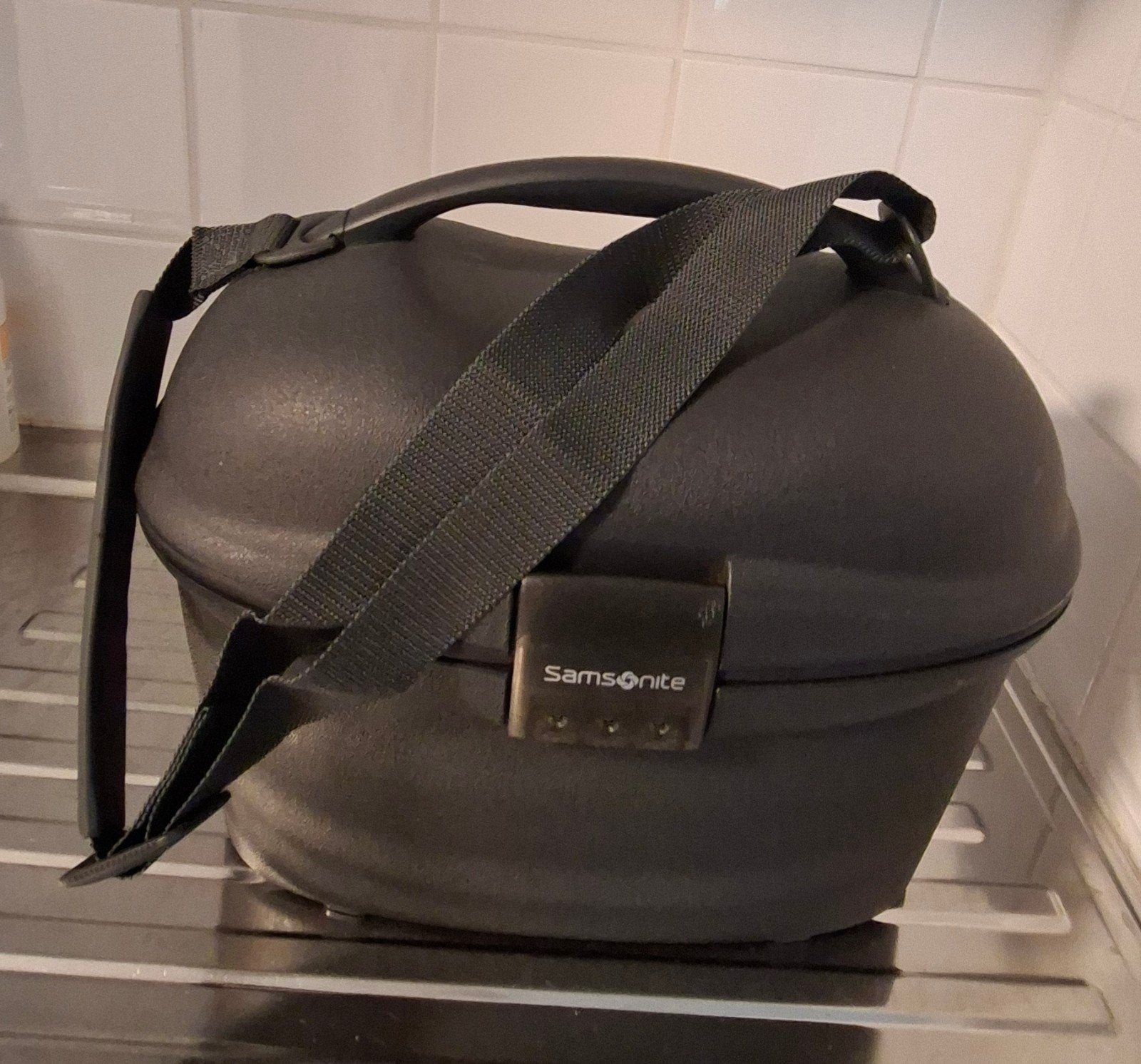 Beautycase Samsonite, Zwart, Met slot, Ophalen of Verzenden, Zo goed als nieuw