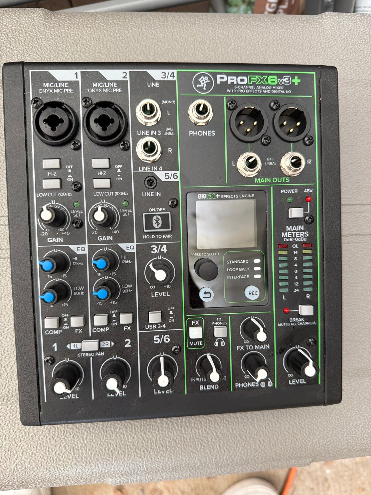 Mackie ProFX6v3+, Muziek en Instrumenten, Mengpanelen, Ophalen of Verzenden, Zo goed als nieuw, 20 kanalen of meer