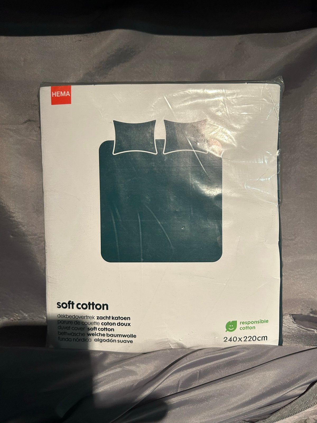 Hema Dekbedovertrek Soft Cotton 240x220cm, Ophalen, Dekbedovertrek, Katoen, HEMA