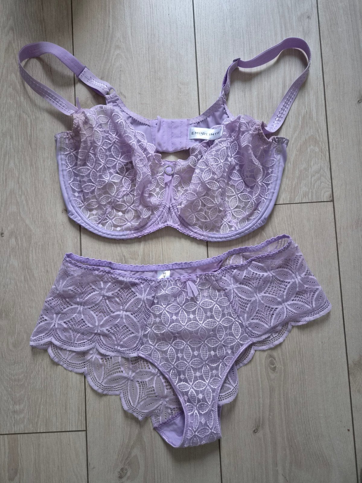 Zeer mooie nieuwe set van Empreinte bh en boxer, Empreinte, Ophalen of Verzenden, Paars, BH
